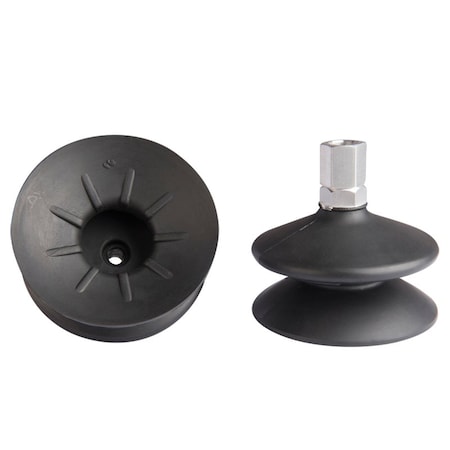 Fipa Bellows vacuum cup diam. 88 mm, NBR black 22.088.159.1